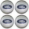 комплект колпачков со стикером Land Rover (63/58/8) хром