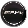 Колпачок на диски Mercedes Amg 60/55/7 черный