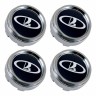 Колпачок ступицы Lada 60/56/6 хром-черный