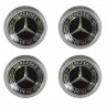 Заглушка на диски Mercedes Benz 74/70/9 черный