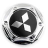 Колпачок на диски Mitsubishi 68/62/10 черный-хром гайка
