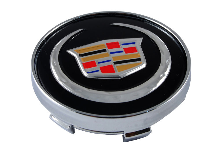 Колпачки в диски Cadillac  60/56/9 черный-хром 