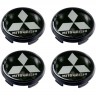 Колпачок литого диска Mitsubishi 63/56/10 черный