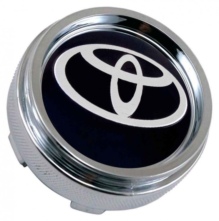 Колпачок ступицы Toyota 60/56/6 хром-черный