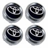 Колпачок ступицы Toyota 60/56/6 хром-черный