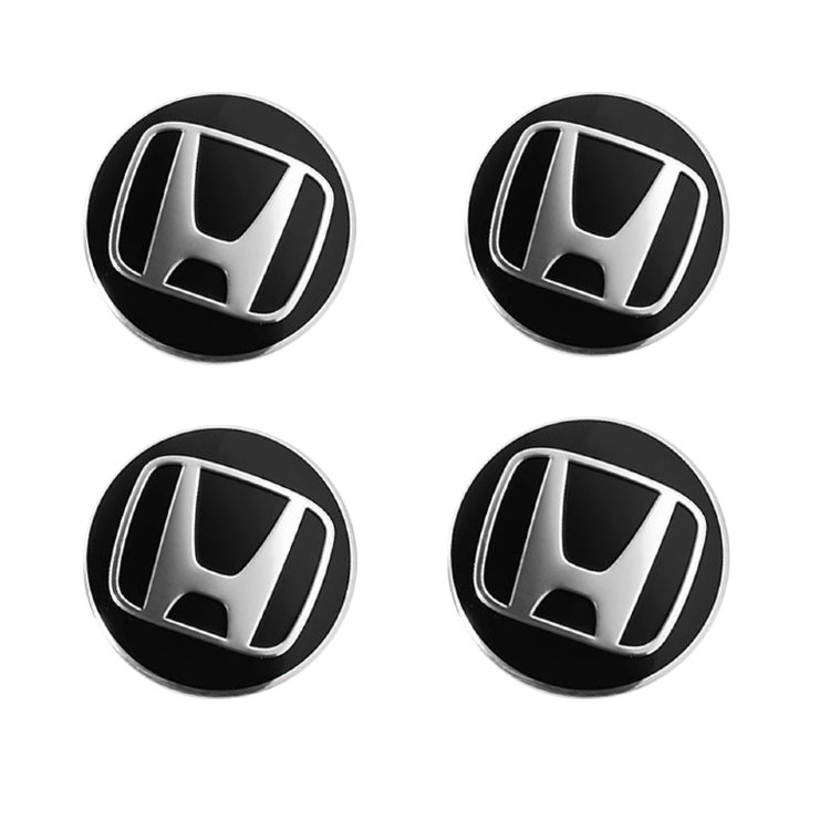 Наклейки на диски Honda black сфера 44.5 мм