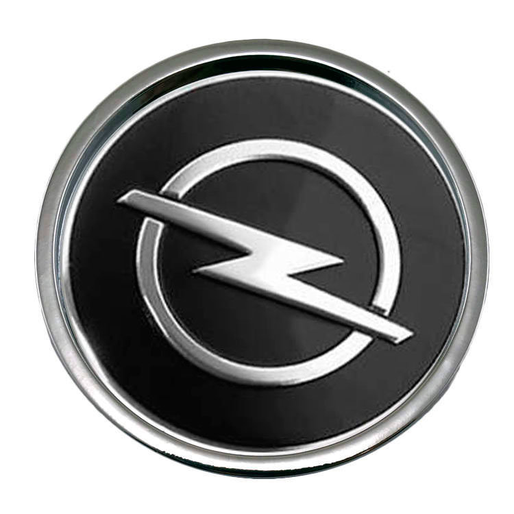 Колпачок на диски Opel 50/45/7 хром-черный 