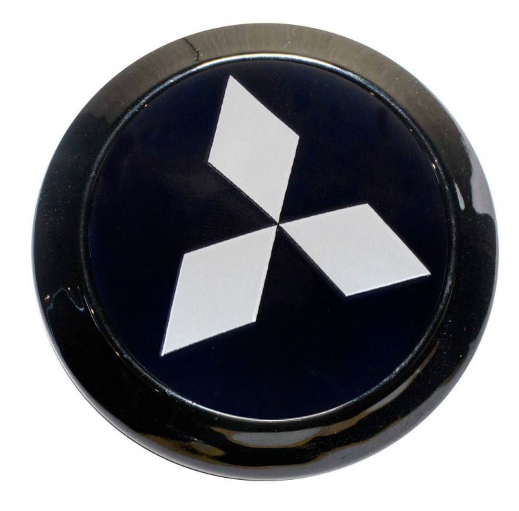 Колпачок на диски Mitsubishi 63/56/12 black   