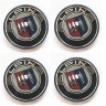 Заглушка литого диска BMW Alpina 68/65/12 черный 