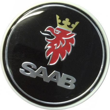 Колпачок на диски SAAB 62/59/9 черный-хром