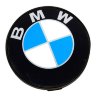 Колпачок на литьё BMW 65/60/10 черный синий
