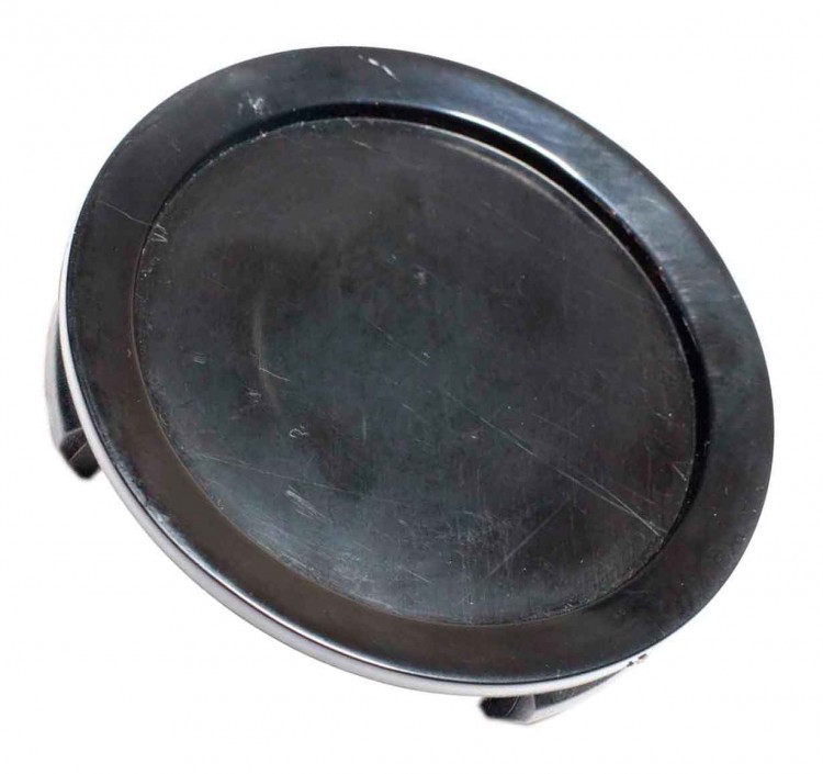 Колпачок для диска 74/69/18 black c бортиком dj  