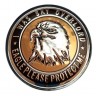 Колпачок ступицы Protect Eagle (63/59/7) хром черный 