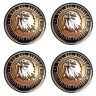 Колпачок ступицы Protect Eagle (63/59/7) хром черный 