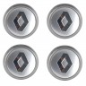 Колпачки на диски ВСМПО со стикером Renault 74/70/9 хром