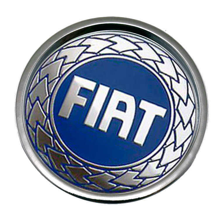 Колпачок на диски Fiat 50/45/7 хром-синий 