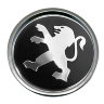 Колпачок на диски Peugeot 50/45/7 черный-хром 