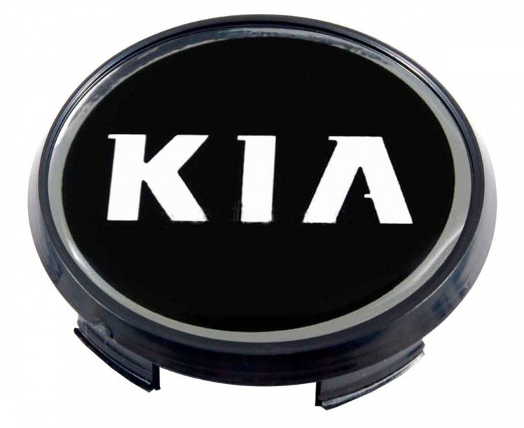 Колпачок литого диска KIA 63/56/10 черный
