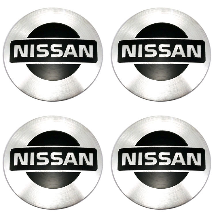Стикеры на заглушки дисков Nissan 56 мм  