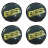 Колпачки на диски BBS 60/56/9 карбон/золото 