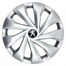 Колпак колеса Пежо АК189 R15 ABS пластик серебристый