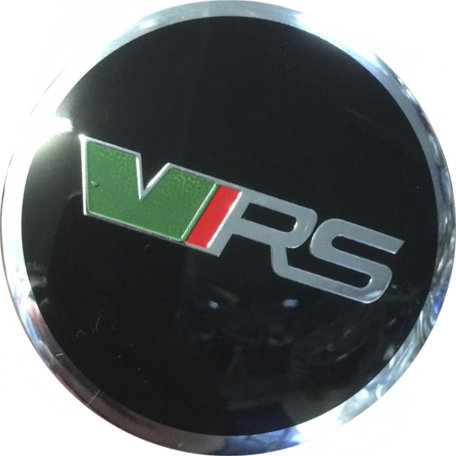 Колпачок на диски Skoda VRS 56/52/8 черный-хром