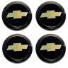 Комплект колпачков для диска Chevrolet 63/56/12 black  