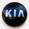 Заглушка литого диска KIA 68/65/12 черный 