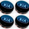 Заглушка литого диска KIA 68/65/12 черный 