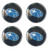 Колпачок на диски Subaru 68/62.5/9 blue black
