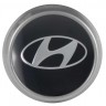Колпачки на диски ВСМПО со стикером Hyundai 74/70/9 черный 