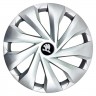 Колпак колеса Шкода АК189 R15 ABS пластик серебристый
