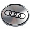 Колпачки на диски Audi 65/60/12 серебристый 