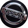 Колпачок на диски Nissan ijitsu 60/57/13 черный-хром   