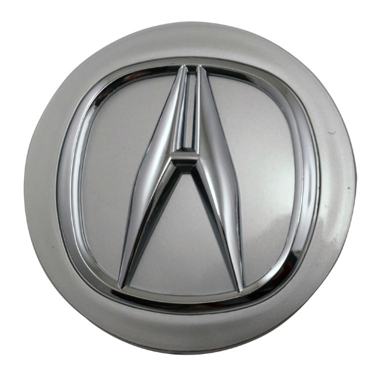 Заглушка ступичная Acura 68/64/11 серый+хром