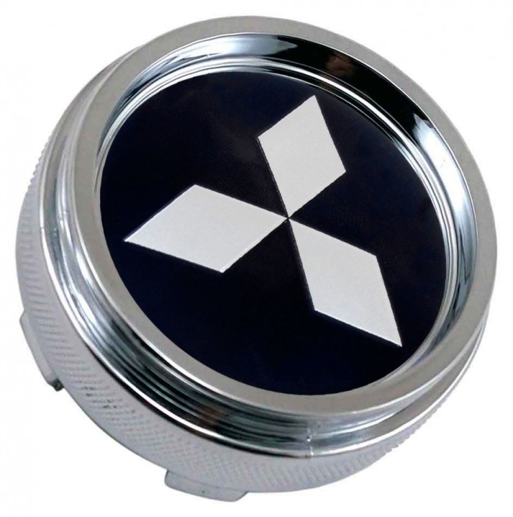 Колпачок ступицы Mitsubishi 60/56/6 хром-черный