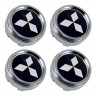 Колпачок ступицы Mitsubishi 60/56/6 хром-черный