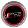 Заглушка на диски Toyota TRD 74/70/9 черный красный