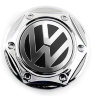 Колпачок на диски Volkswagen 68/62/10 черный-хром гайка   