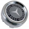 Колпачок ступицы Mercedes 60/56/6 хром-черный