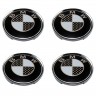 Колпачок на диск BMW 59/50.5/9 черный и карбон 