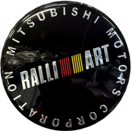 Колпачок на литые диски МИТСУБИСИ RALLI ART 68/64/10 черный