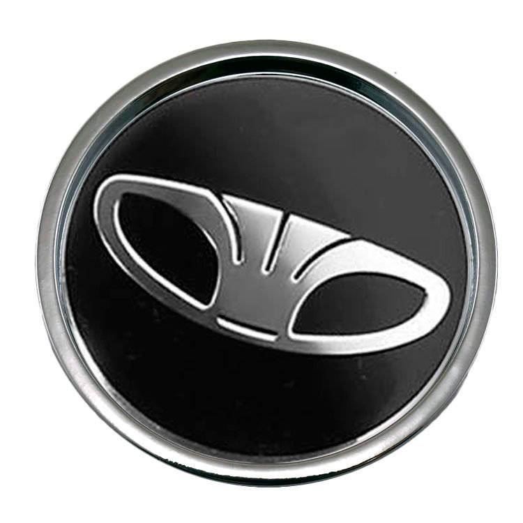 Колпачок на диски Daewoo 50/45/7 черный-хром 