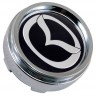 Колпачок ступицы Mazda 60/56/6 хром-черный