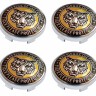 Колпачок на диски Protect Tiger 60/56/9 хром-черный