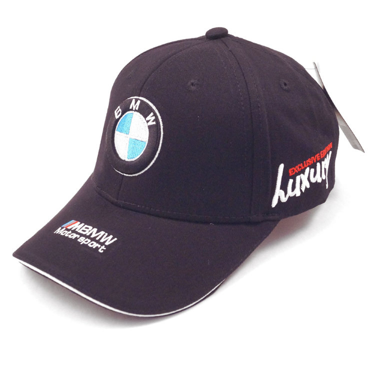Кепка с козырьком BMW черная