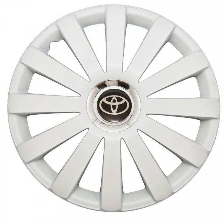 Колпаки колесные R15 Toyota SPR Pro White