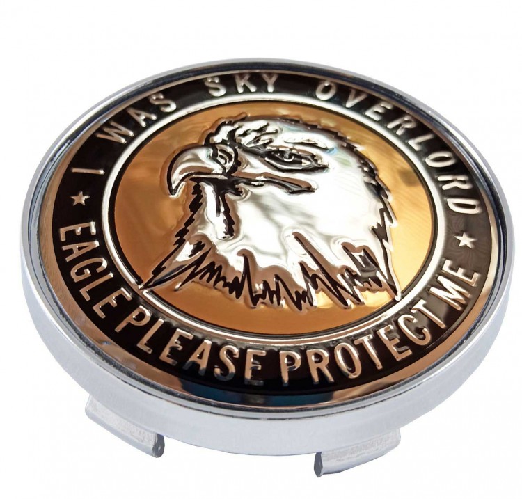 Колпачок на диски Protect Eagle 60/56/9 хром-черный