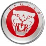 Колпачок на диски Jaguar 60/55/7 красный/хром