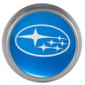 Колпачки на диски ВСМПО со стикером Subaru 74/70/9 синий